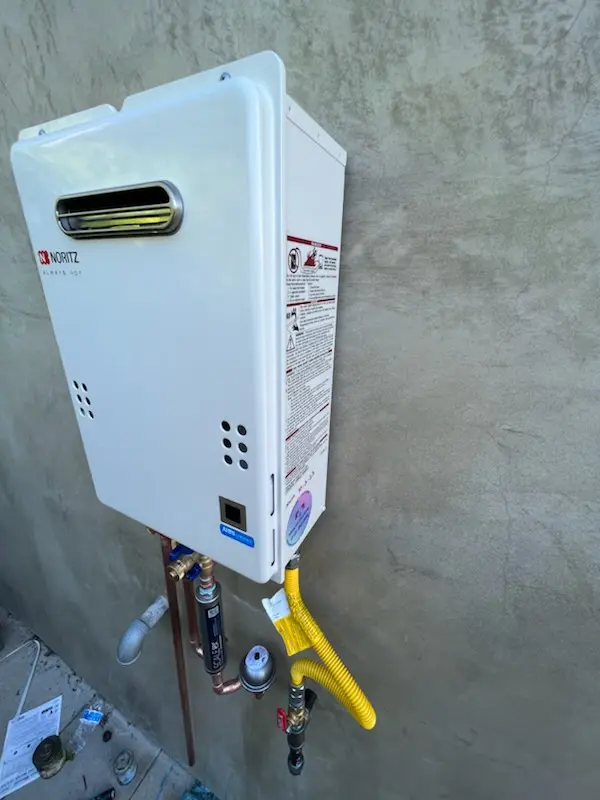 Tankless water heater installation for Rock Creek Estates homes