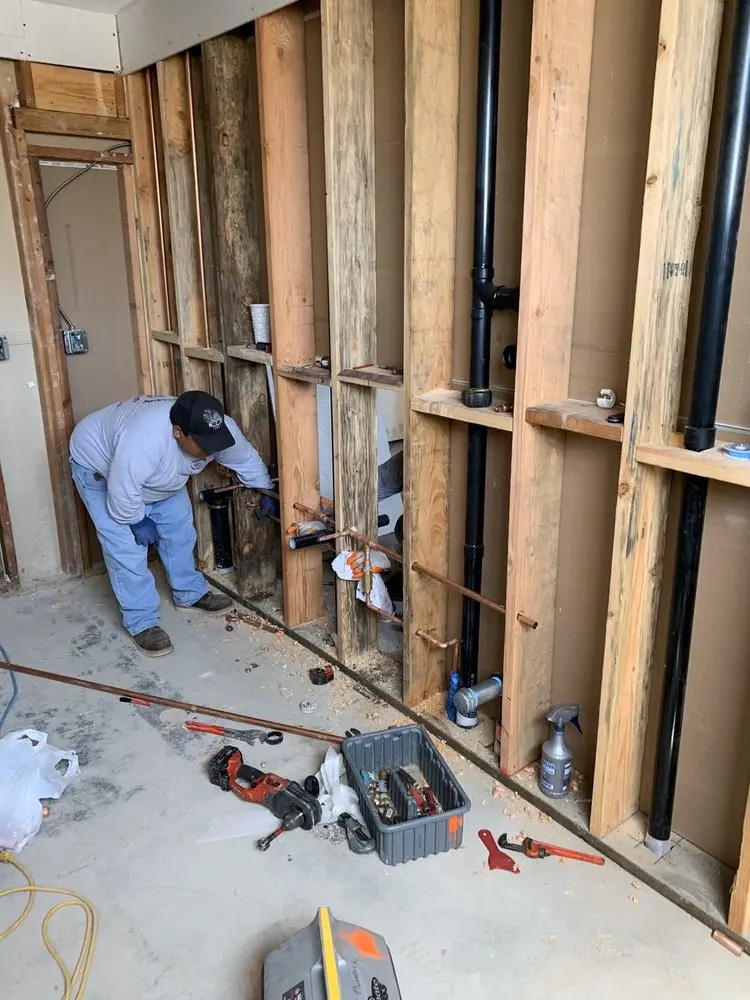 Commercial rough-in plumbing for Gas Line Repair in Rock Creek Estates